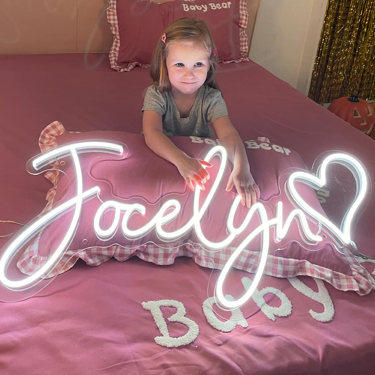 Dimmable Neon Name Sign Personalized for Bedroom, Name Light up Sign for Dorm Wedding Backdrop Birthday Party