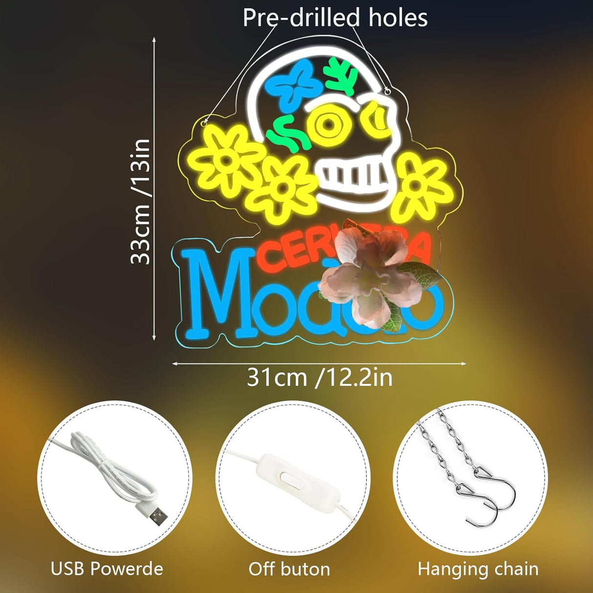 Beer Neon Signs for Wall Decor Crs EDGE Neon Lights for Bedroom Led Signs