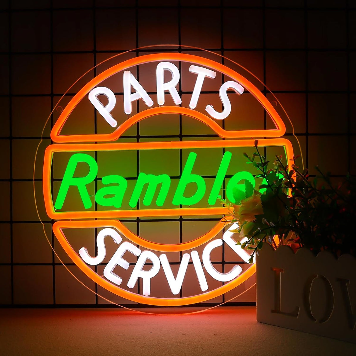 Garage Neon Signs for Wall Decor Car Neon Lights for Bedroom Led Business Signs