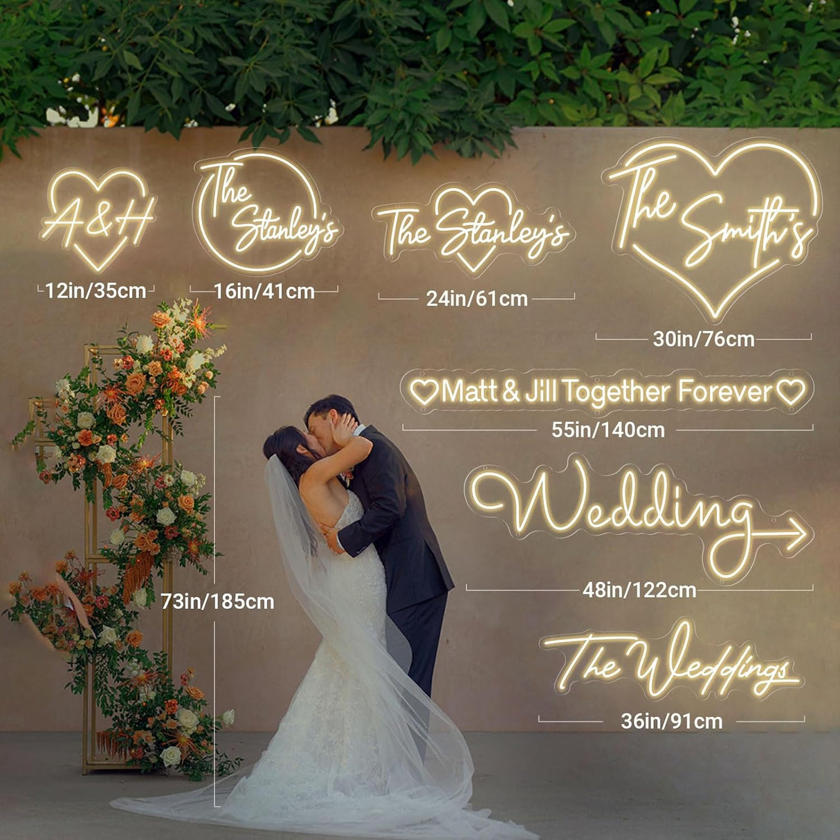 Personalized Name LED Sign for Room Decor, Customizable Neon Signs for Wall Decor Birthday