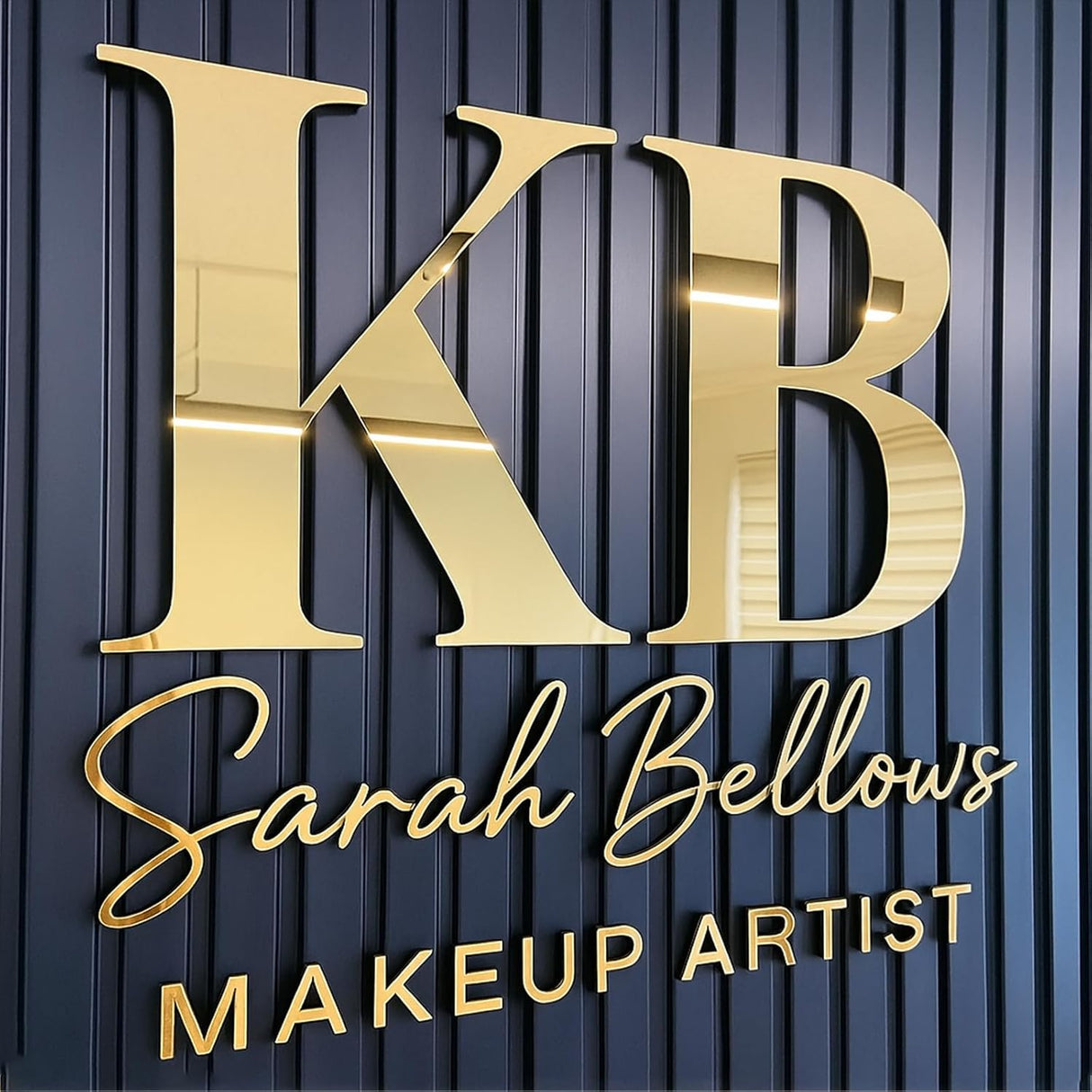 Handmade Professional 3D Laser Cut Acrylic Stainless Steel Letter Personalized for Wall