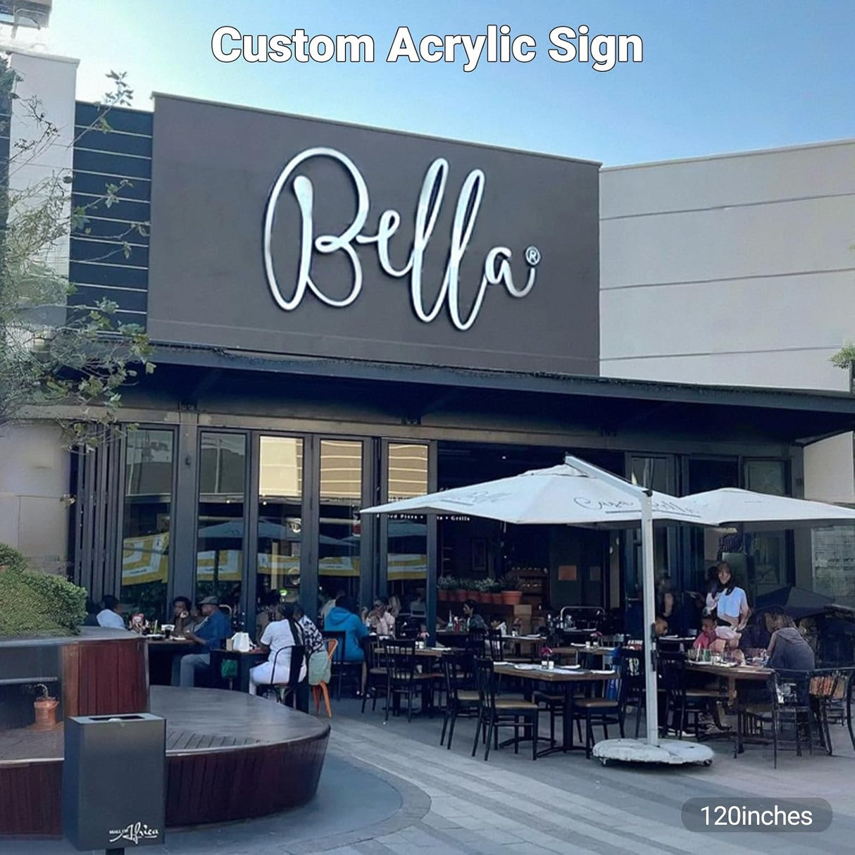 Handmade Professional 3D Laser Cut Acrylic Stainless Steel Letter Personalized for Wall