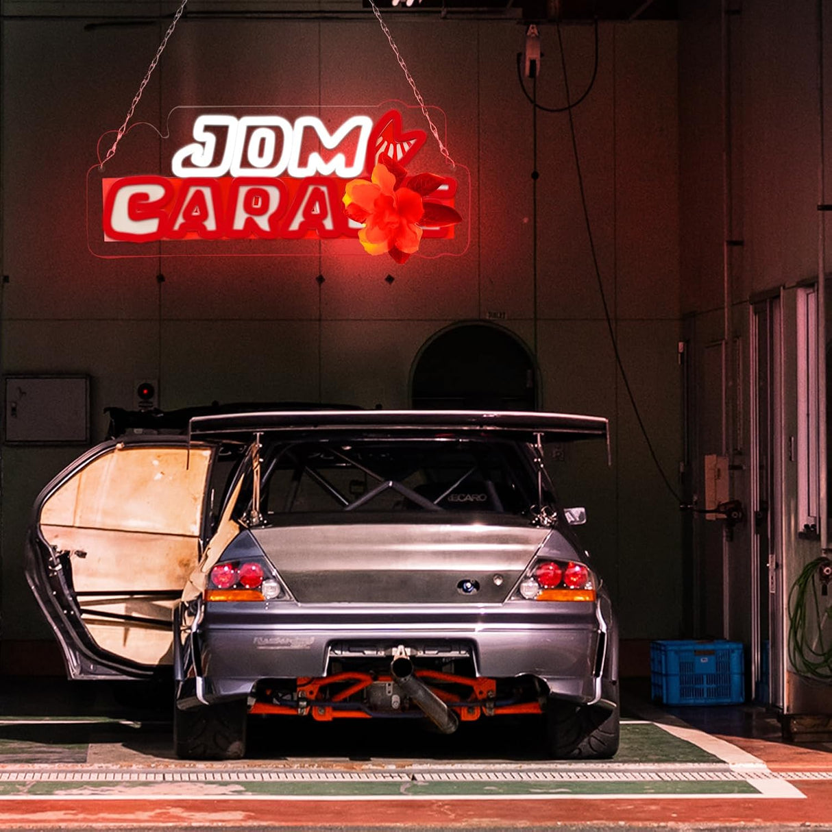 J.D.M Garage Neon Signs for Wall Decor Garage Neon Lights