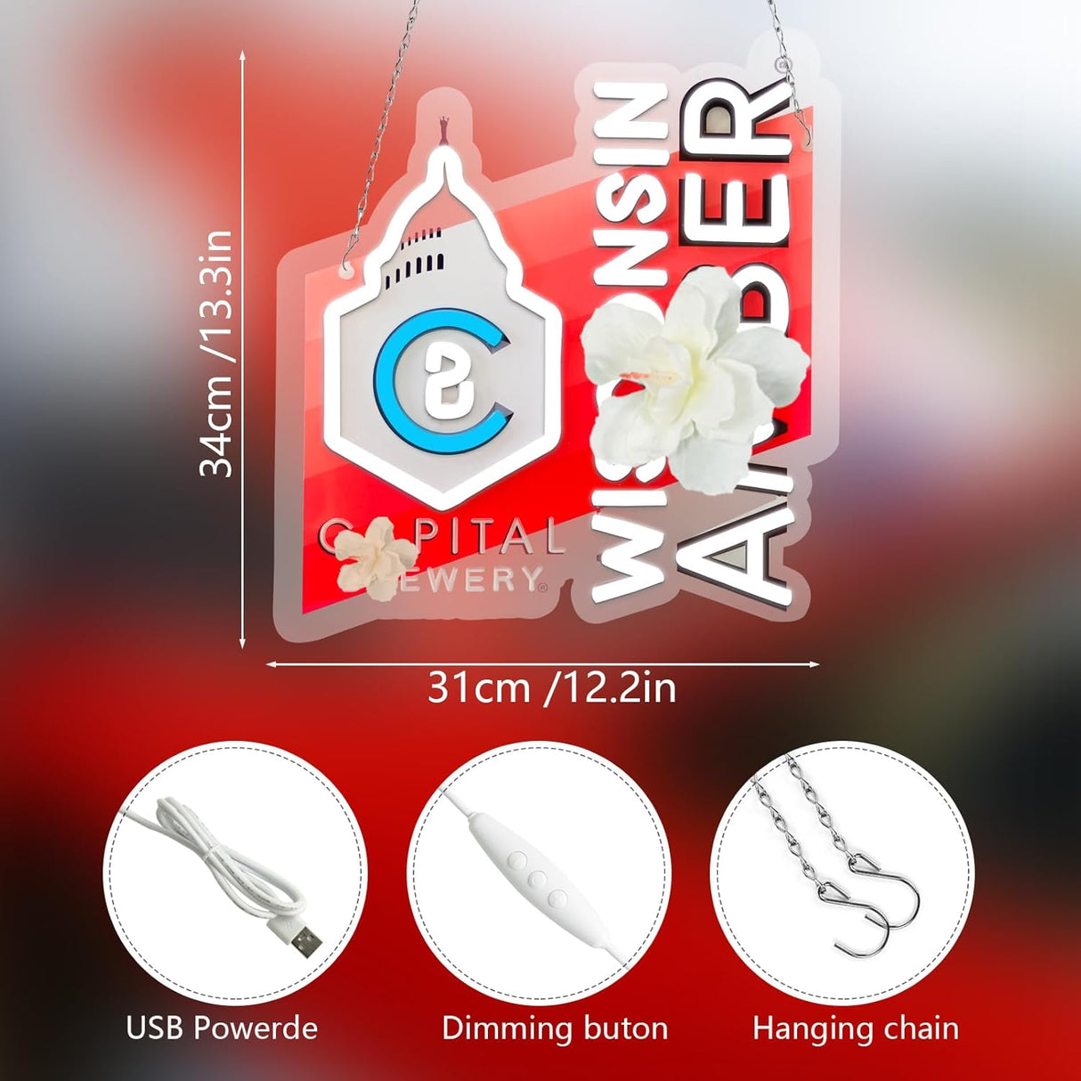 Beer Neon Signs for Wall Decor Neon Lights for Bedroom Led Signs