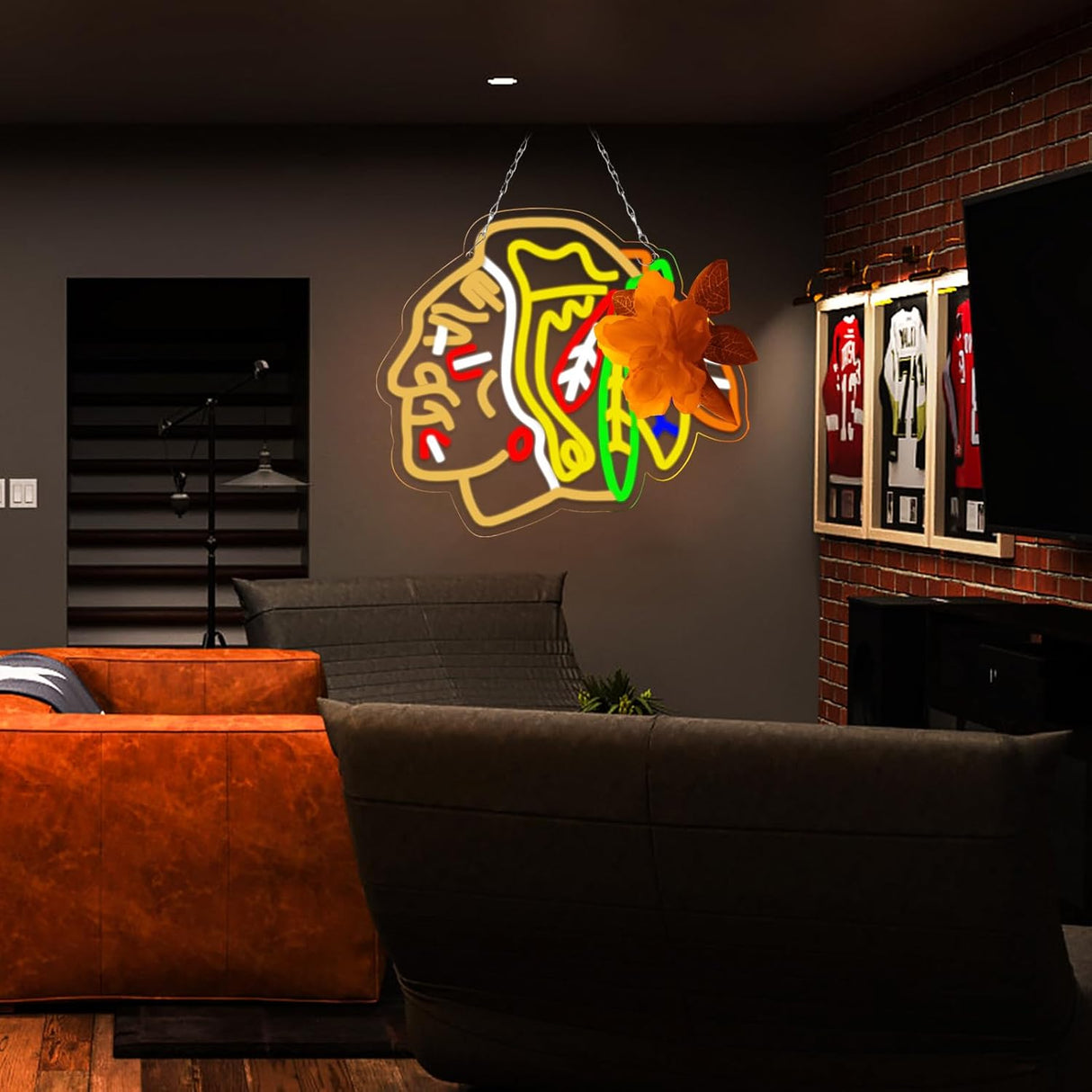 Ice Hockey Neon Signs for Wall Decor Neon Lights for Bedroom Led Business Signs
