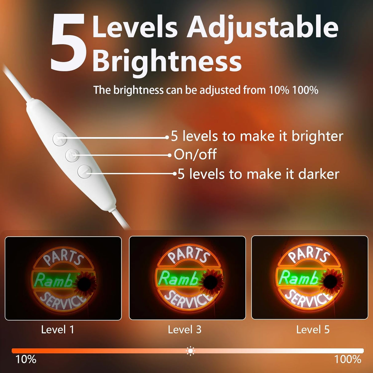 Garage Neon Signs for Wall Decor Car Neon Lights for Bedroom Led Business Signs