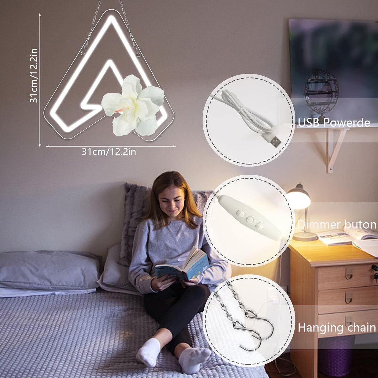 Game Logo Neon Signs for Wall Decor Game Logo Neon Lights for Bedroom