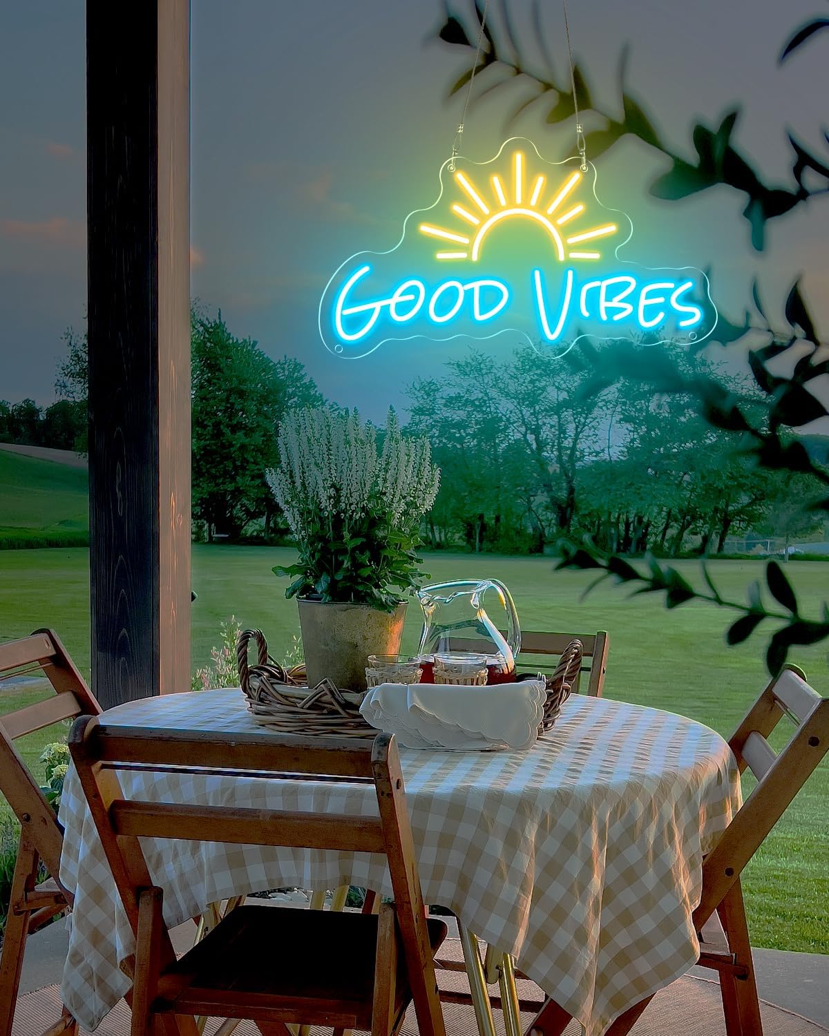 IP-67 Outdoor Custom Neon Sign Waterproof, Dimmable Customizable Neon Light Sign for Outdoor Patio,Backyard Porch