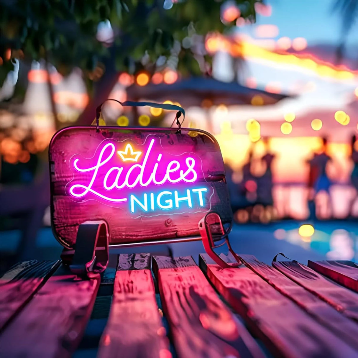 Neon Sign for Wall Decor, Girls Night Out Themed Neon Light Sign, 10Ft Girl Party Neon Light