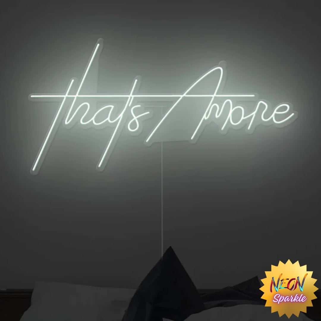 That's Amore Neon Sign - Charming LED Decor by Neon Sparkle