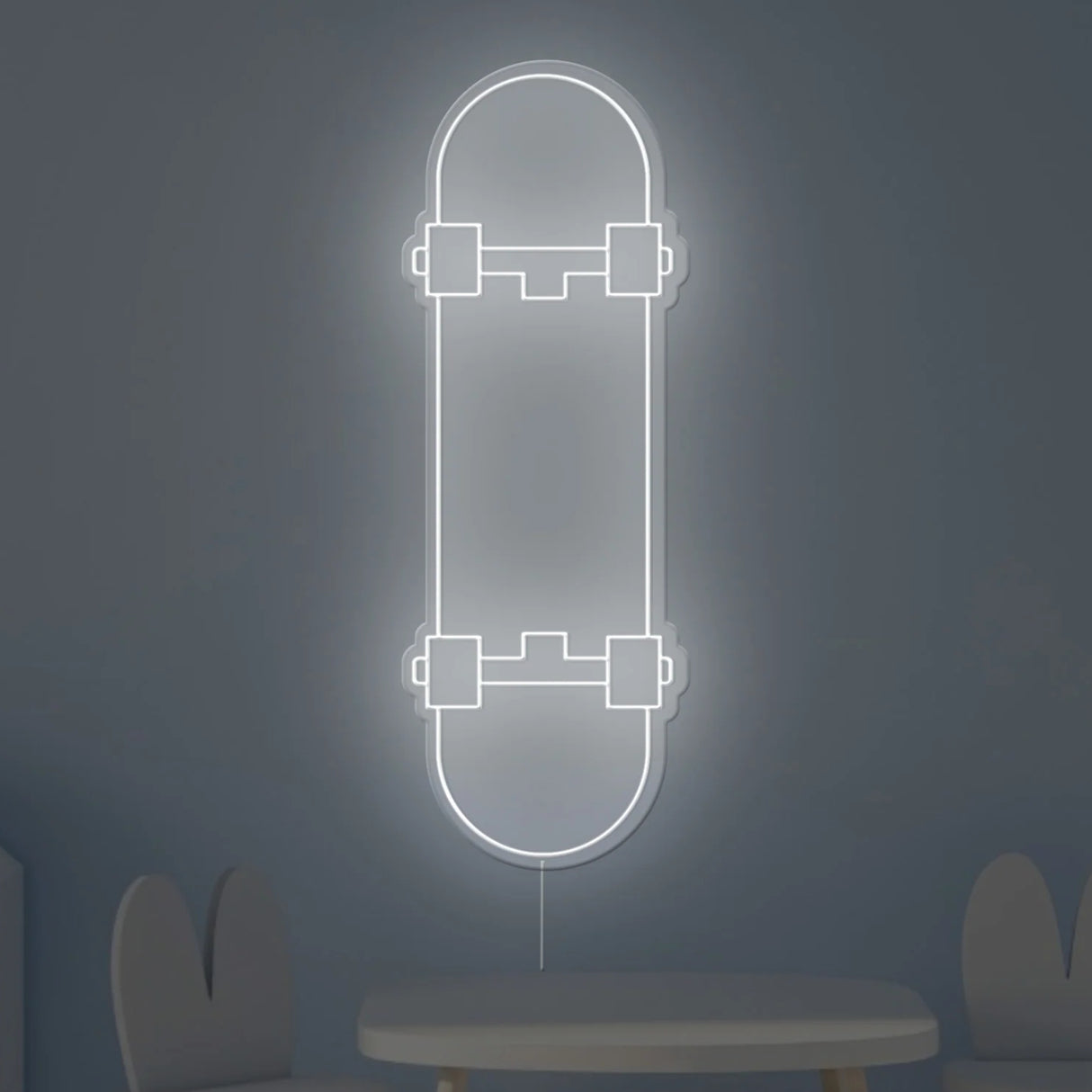 Skate Board Neon Sign