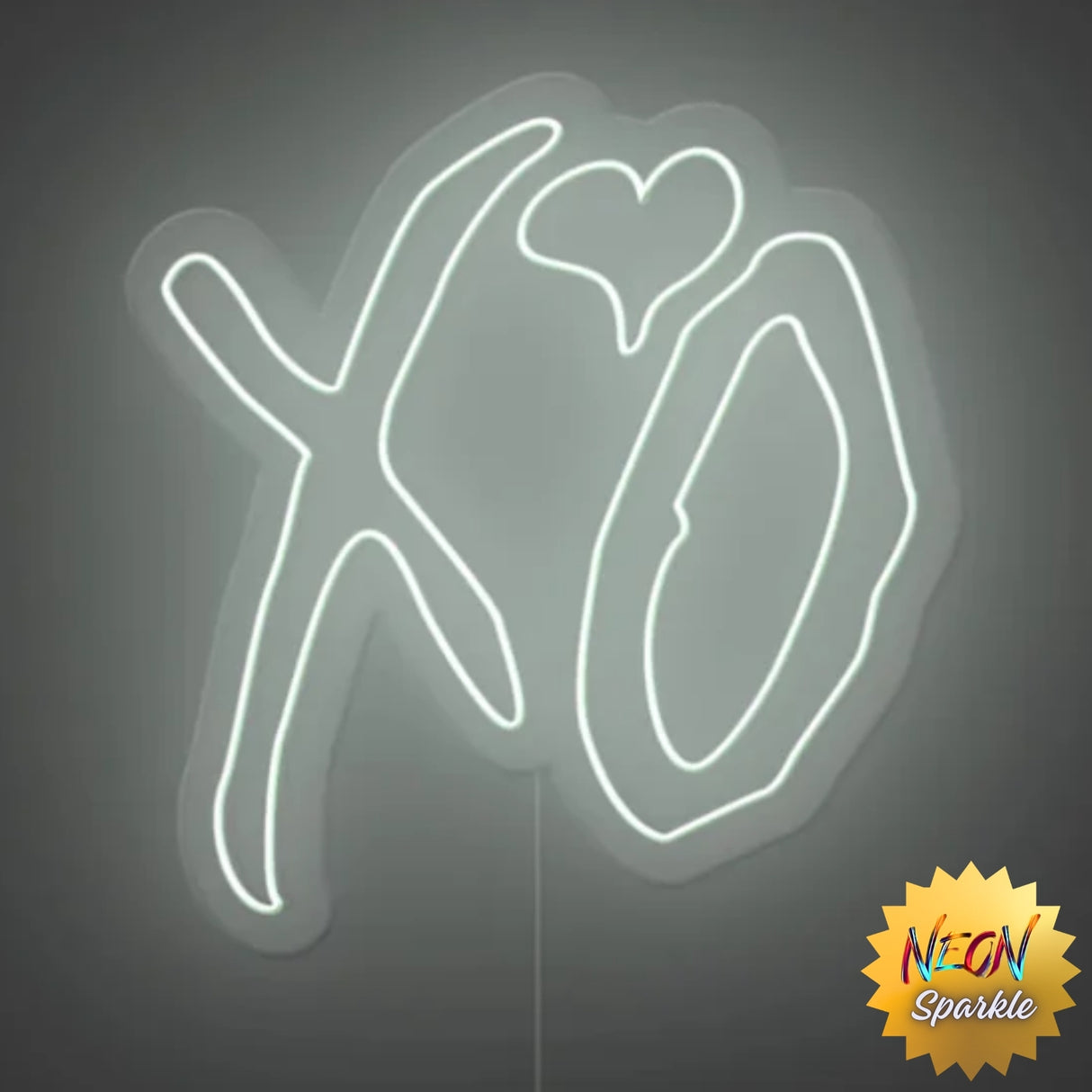 XO Neon Sign – Romantic LED Wall Light Decor by Neon Sparkle