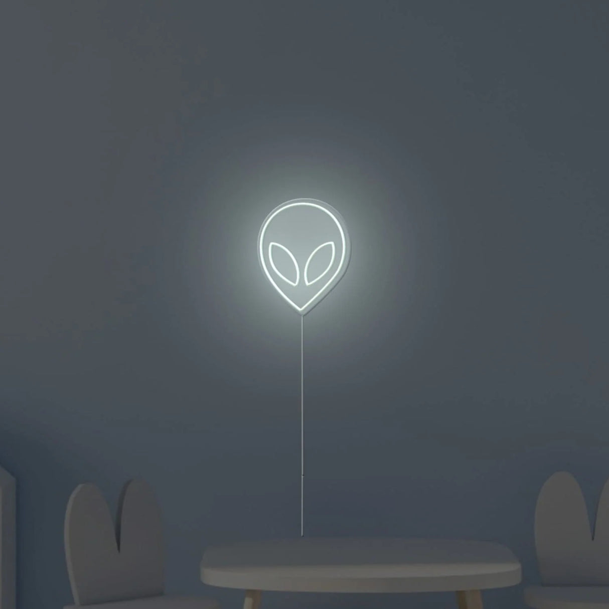 Alien Face Neon Sign