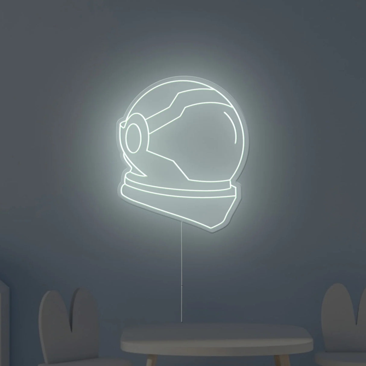 Space Helmet Neon Sign
