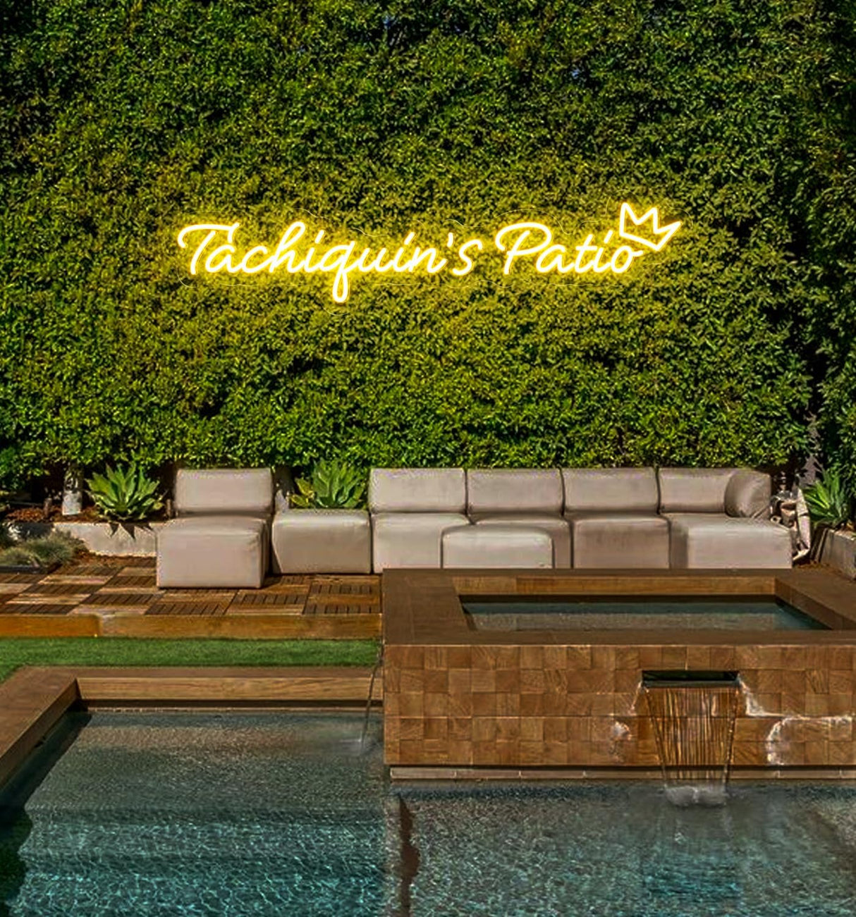 IP-67 Outdoor Custom Neon Sign Waterproof, Dimmable Customizable Neon Light Sign for Outdoor Patio,Backyard Porch