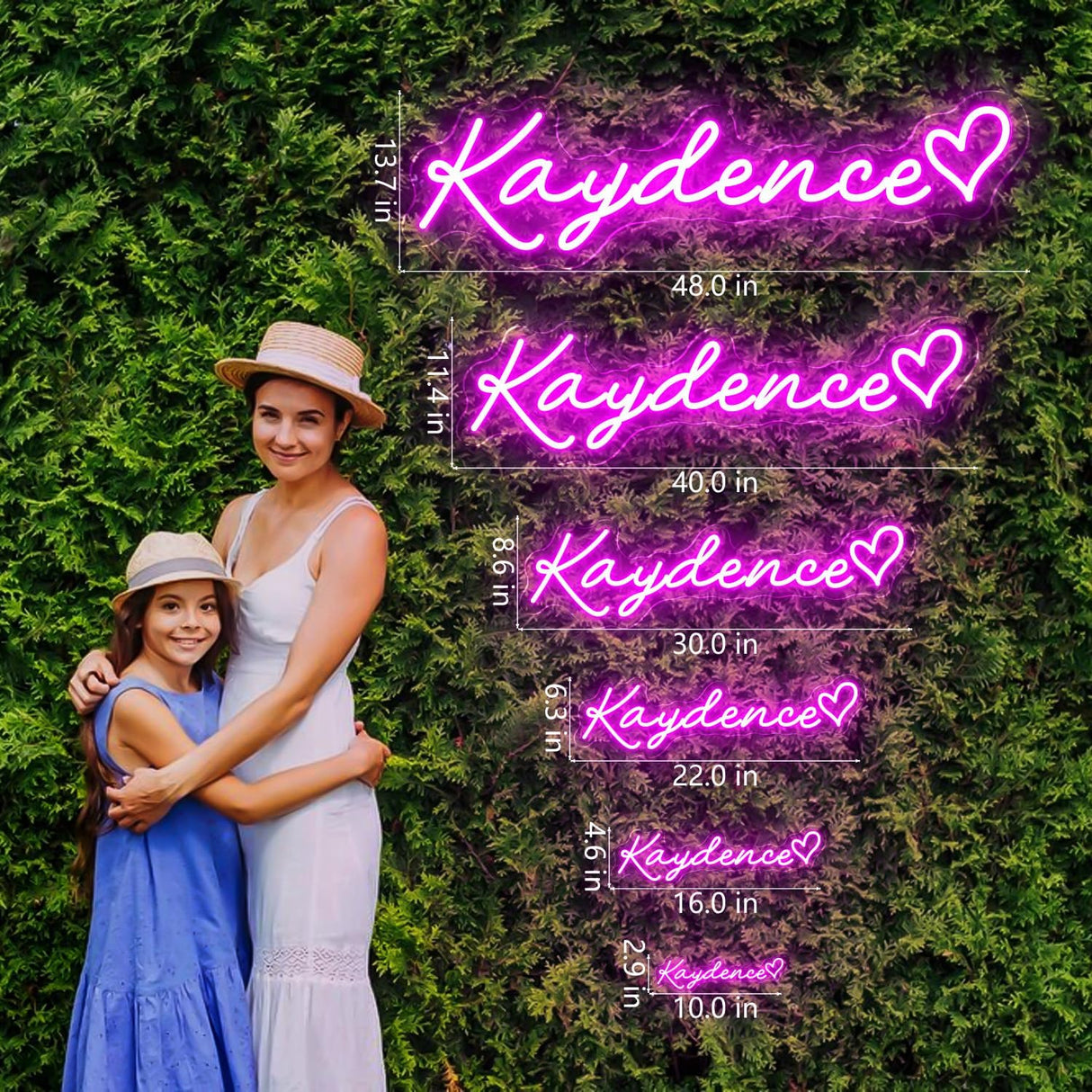 Large Custom Led Neon Name Sign for Room Decor, Personalized Large Led Name Light Sign - Neon Sign Customizable