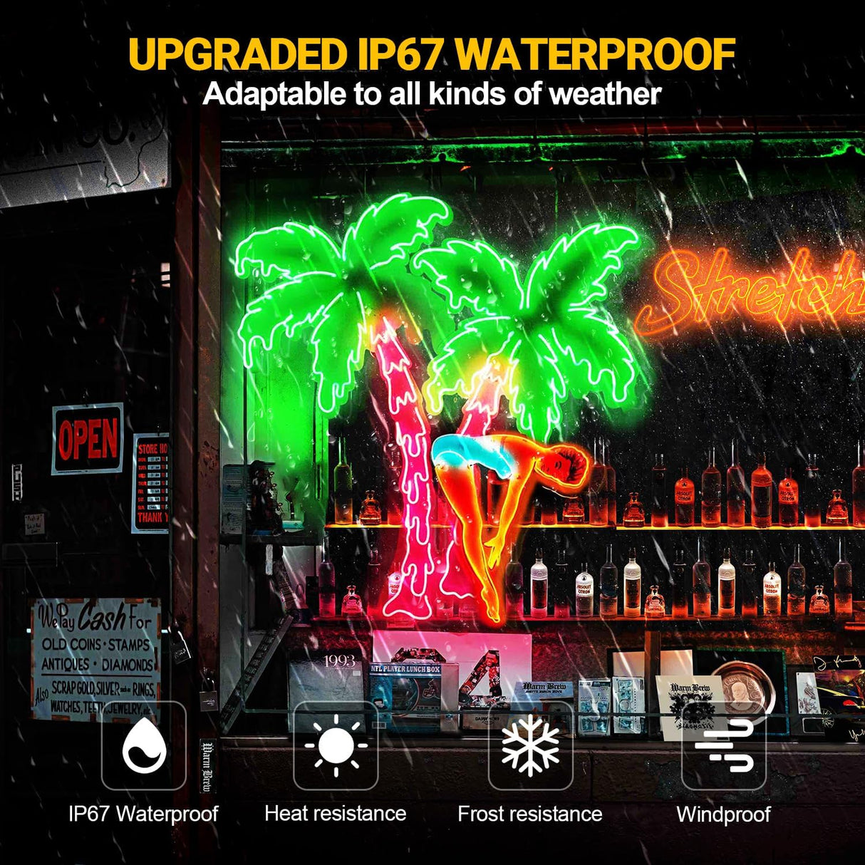 Personalized LED Neon Light with Logo or Name, UV Printed Neon Signs