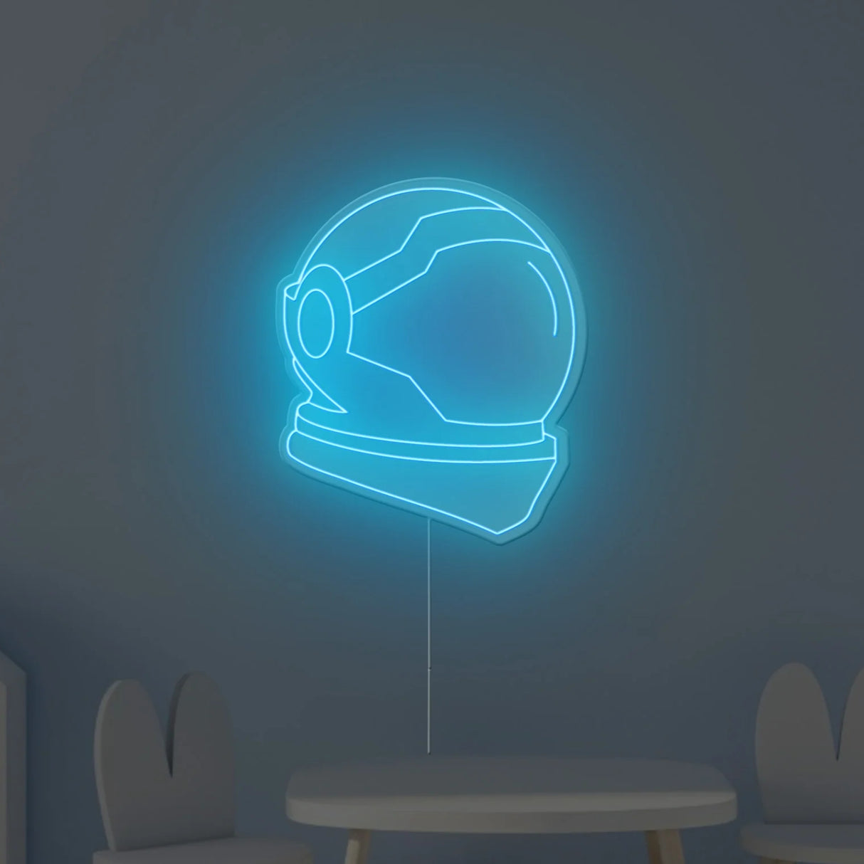 Space Helmet Neon Sign