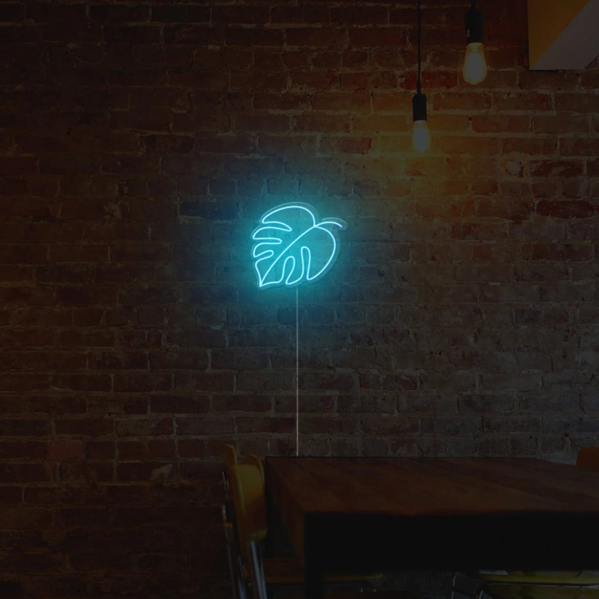 Monstera Leaf Neon Sign