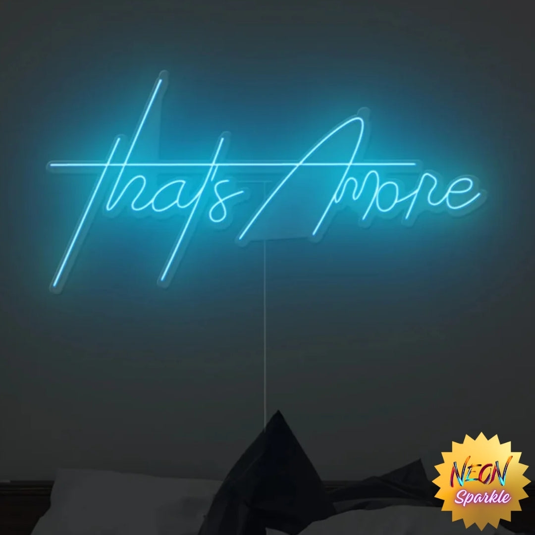 That's Amore Neon Sign - Charming LED Decor by Neon Sparkle