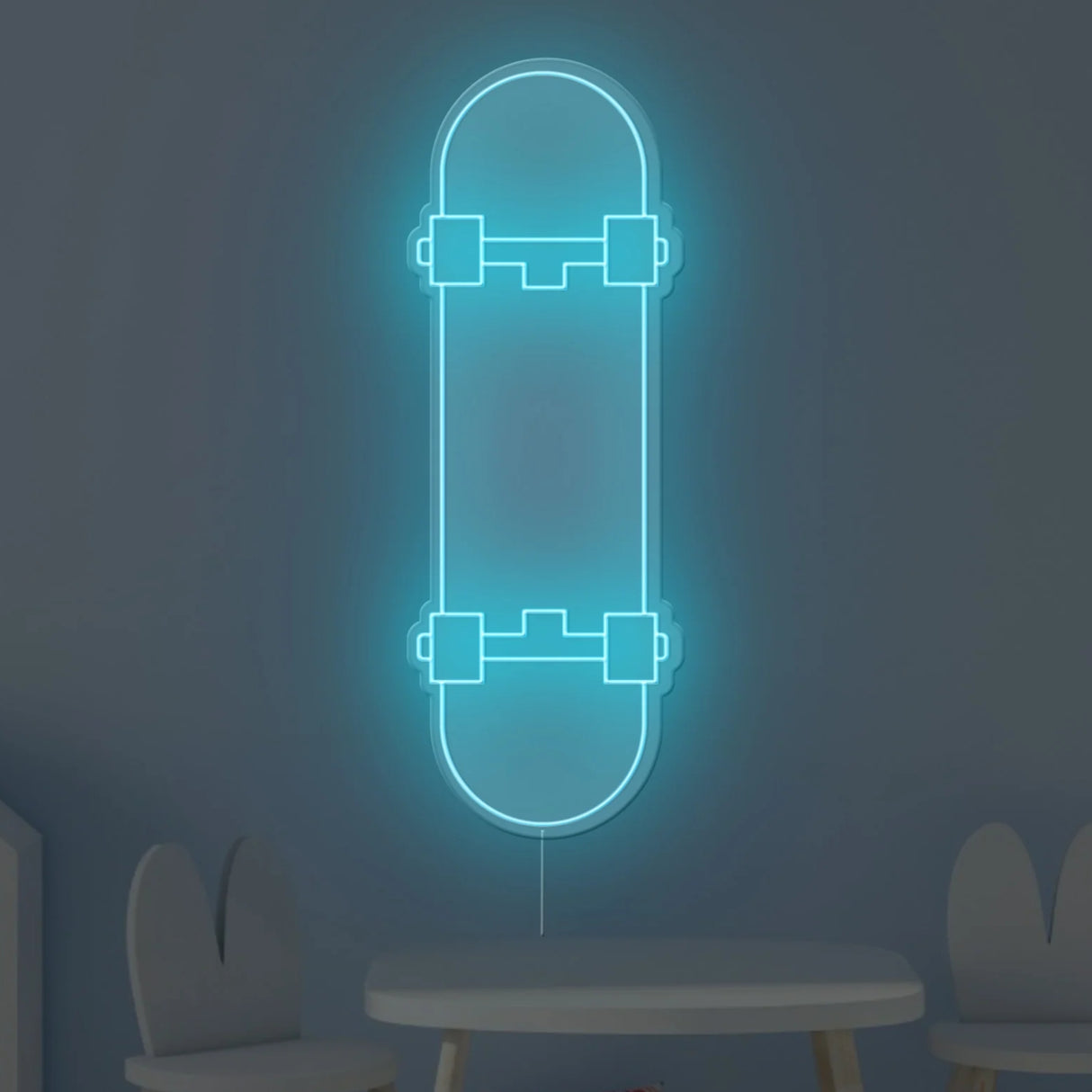 Skate Board Neon Sign
