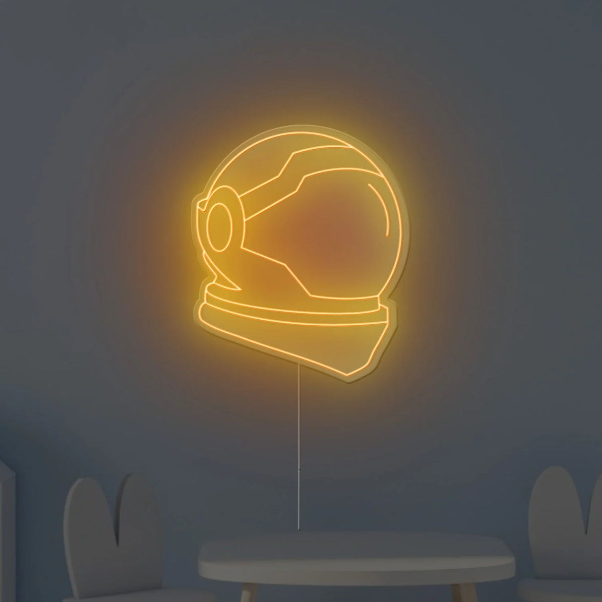 Space Helmet Neon Sign