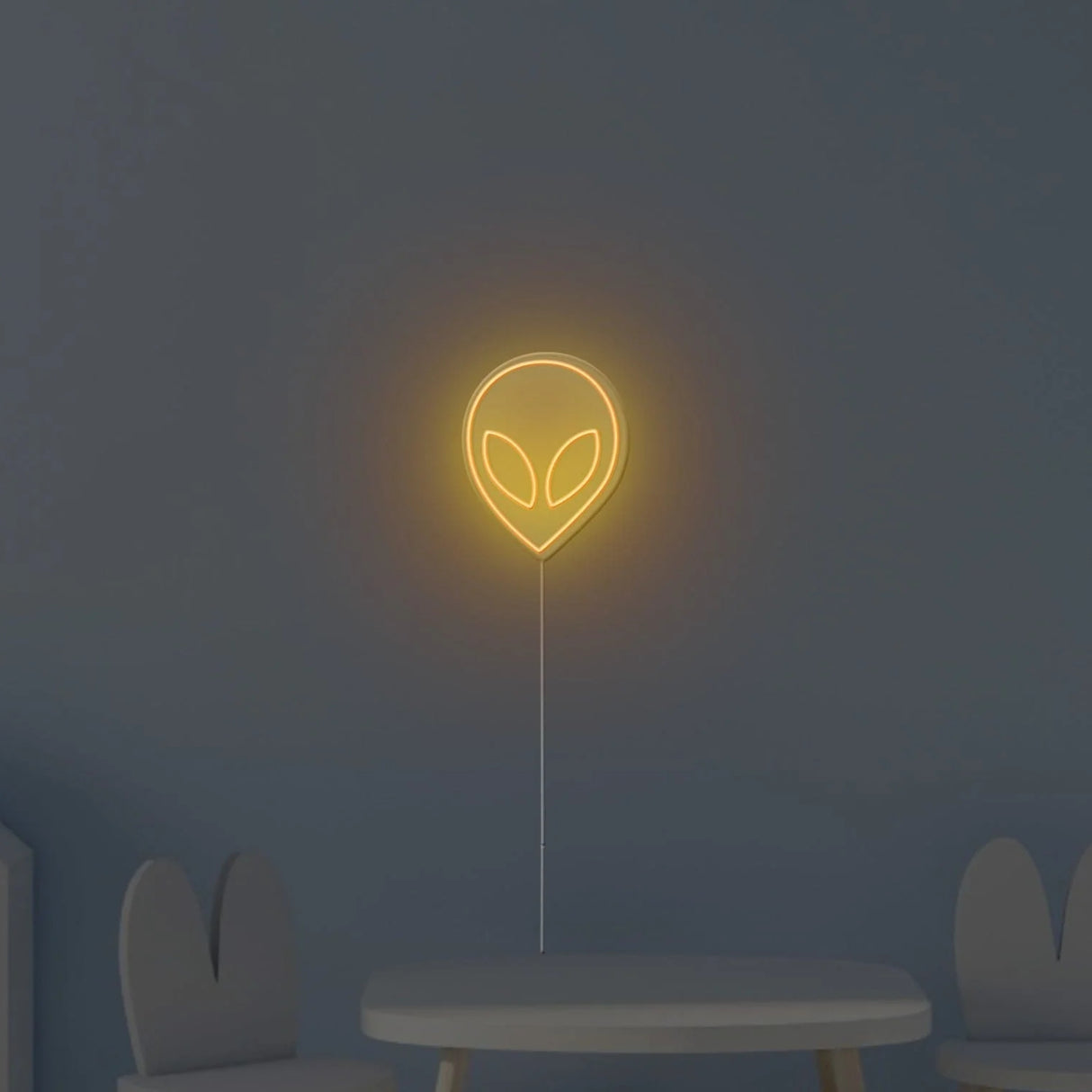 Alien Face Neon Sign