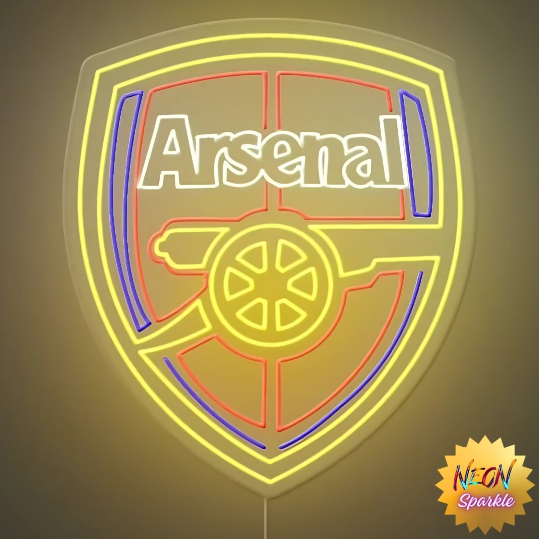 Arsenal Neon Sign - Bold LED Wall Decor by Neon Sparkle