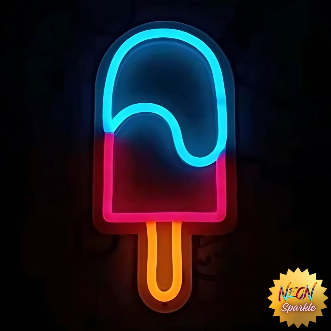 Ice Pop Neon Sign – Bright LED Wall Light by Neon Sparkle