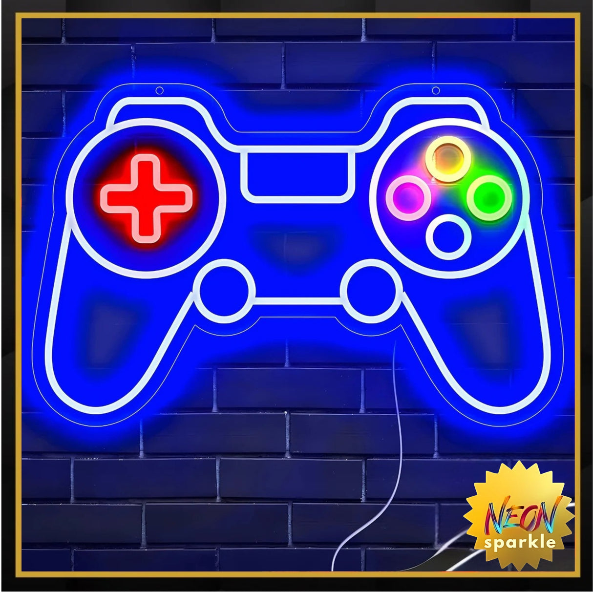 Gaming Console Neon Sign - LED Wall Decor for Gamers by Neon Sparkle