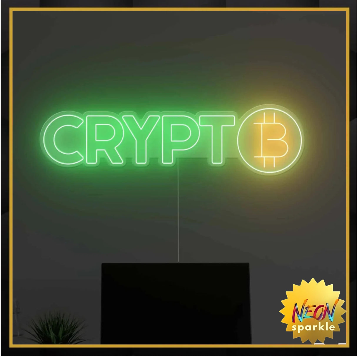 Crypto Neon Sign