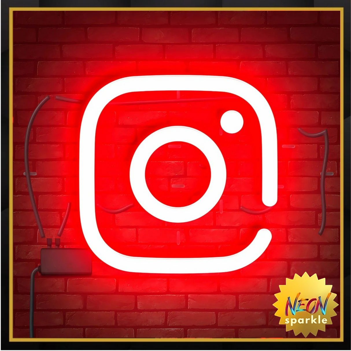 Instagram Neon Sign - LED Social Media Wall Light by Neon Sparkle