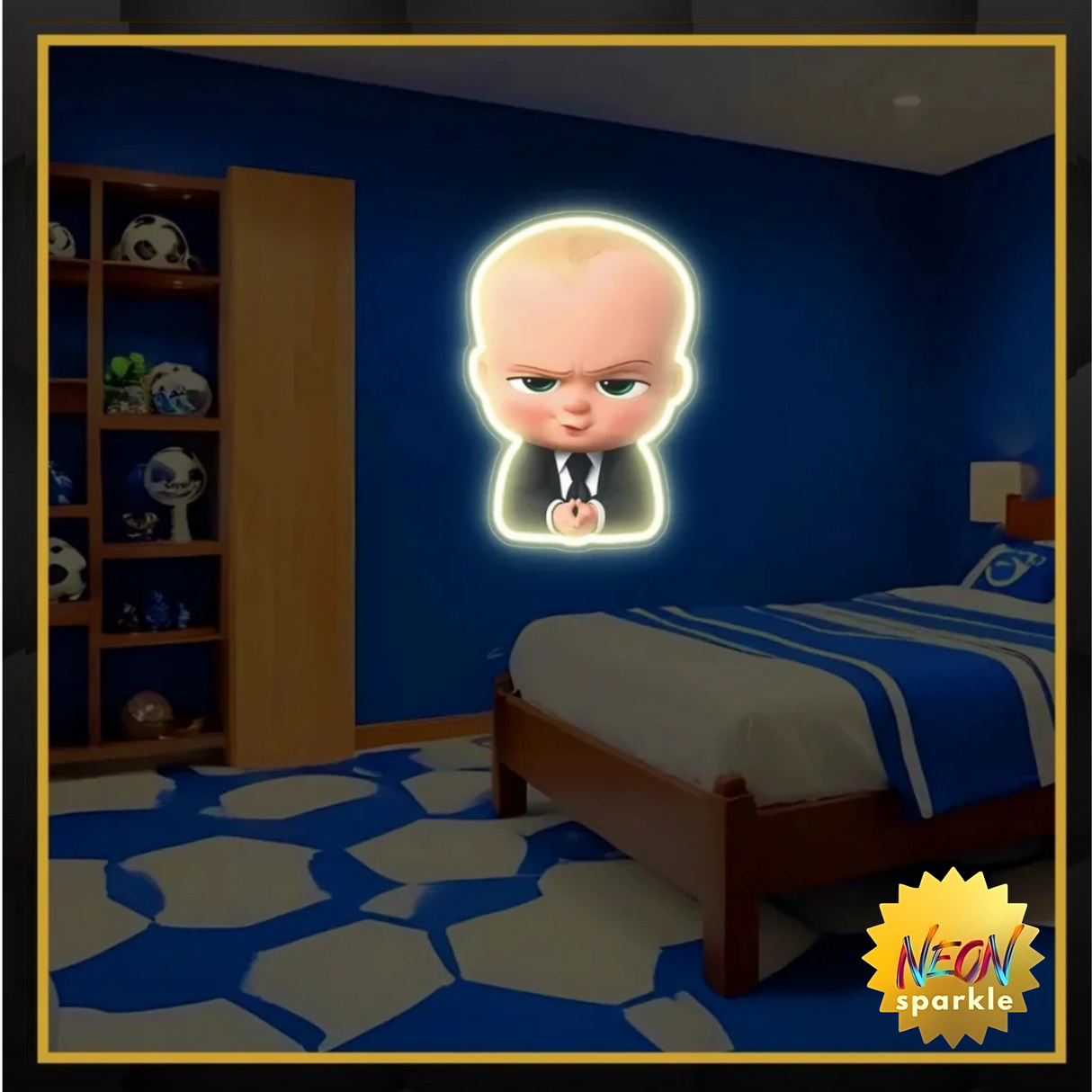 Boss Baby UV Neon Sign