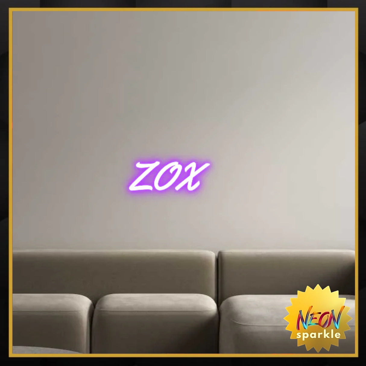 Custom Neon Sign: ZOX