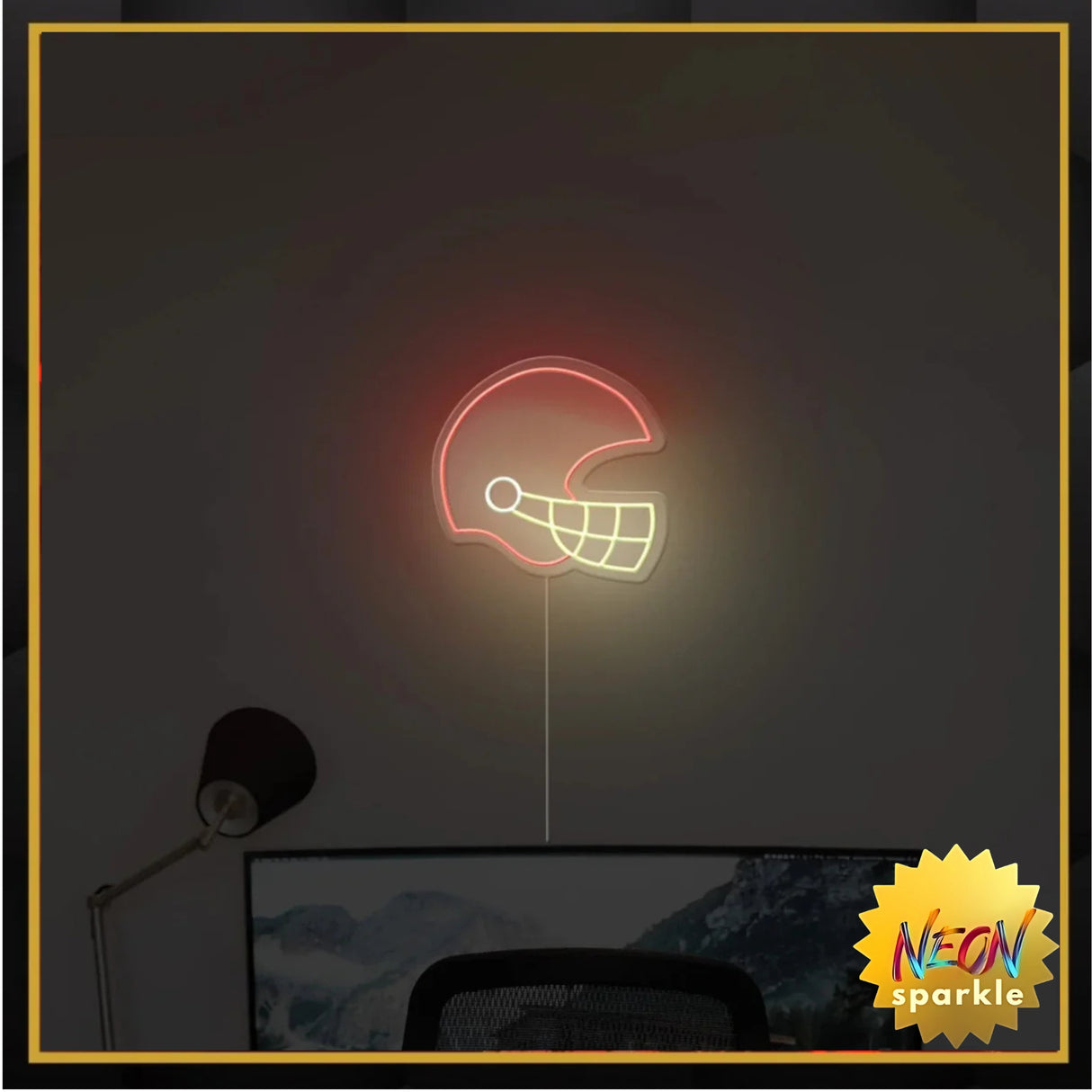 Helmet Neon Sign