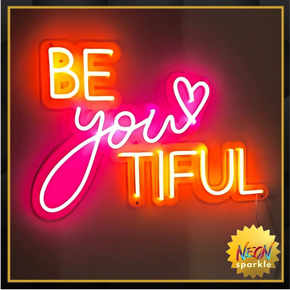 Beautiful Neon Sign - Aesthetic LED Wall Light by Neon Sparkle