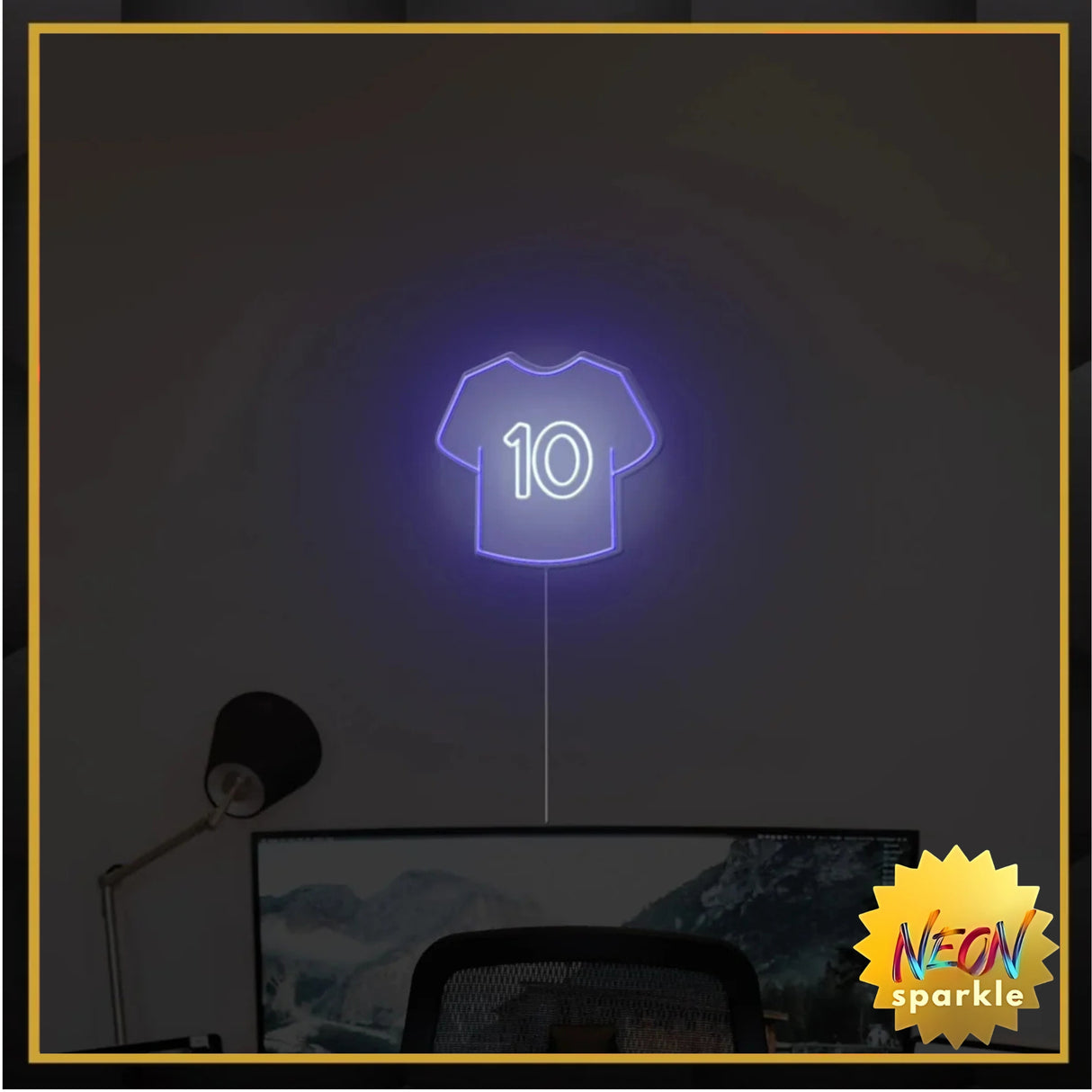 Jersey No.10 Neon Sign