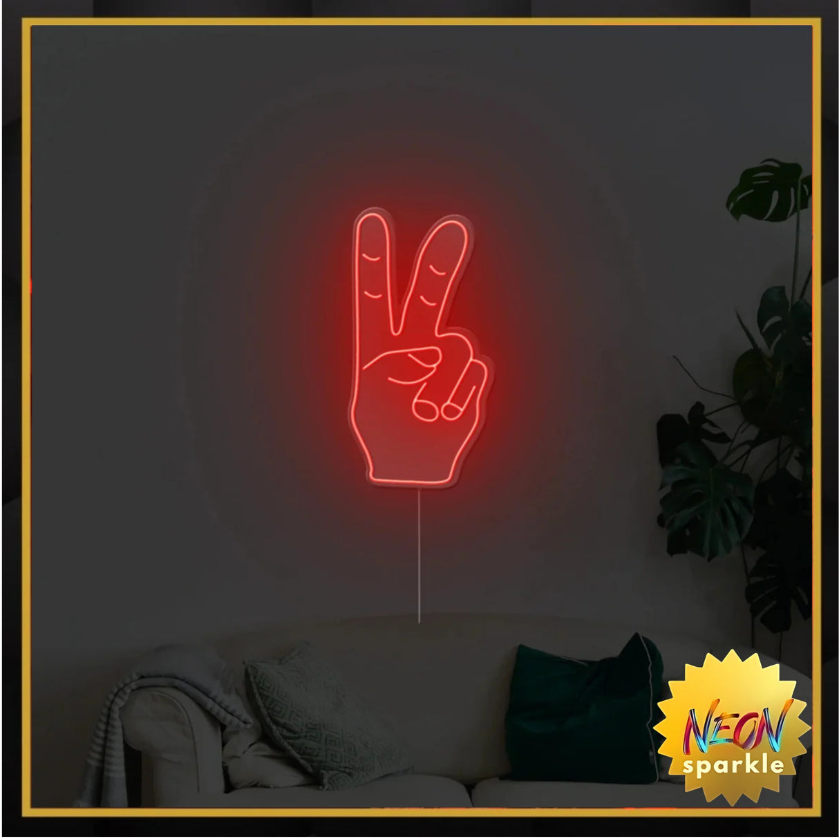 Peace Neon Sign