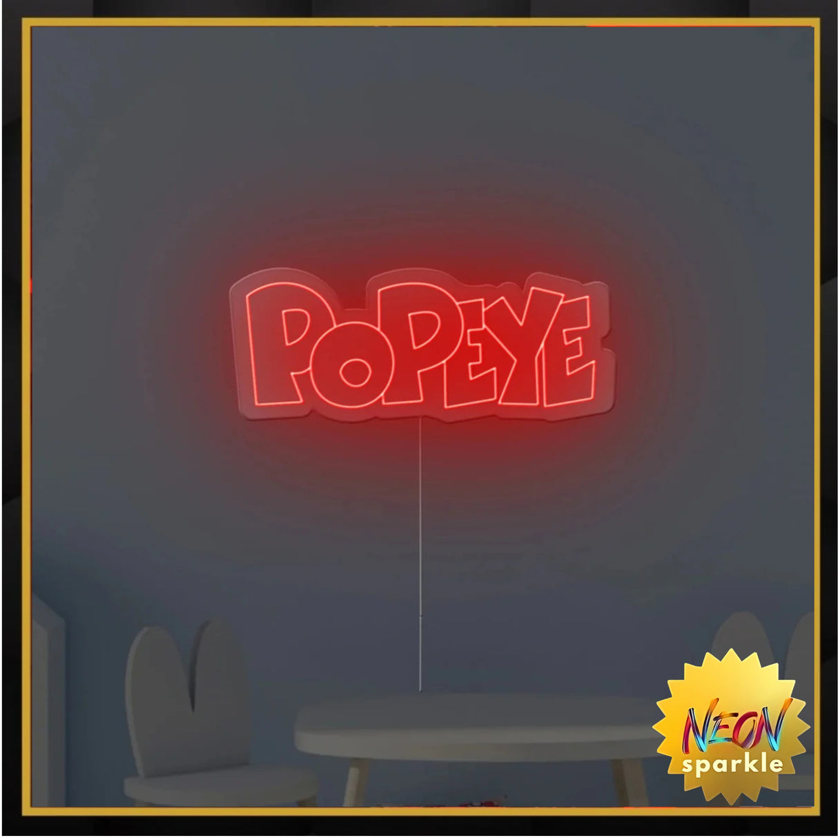 Popeye Neon Sign