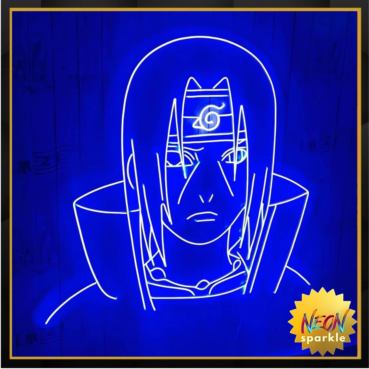 Itachi Anime Neon Sign - Striking LED Otaku Decor by Neon Sparkle