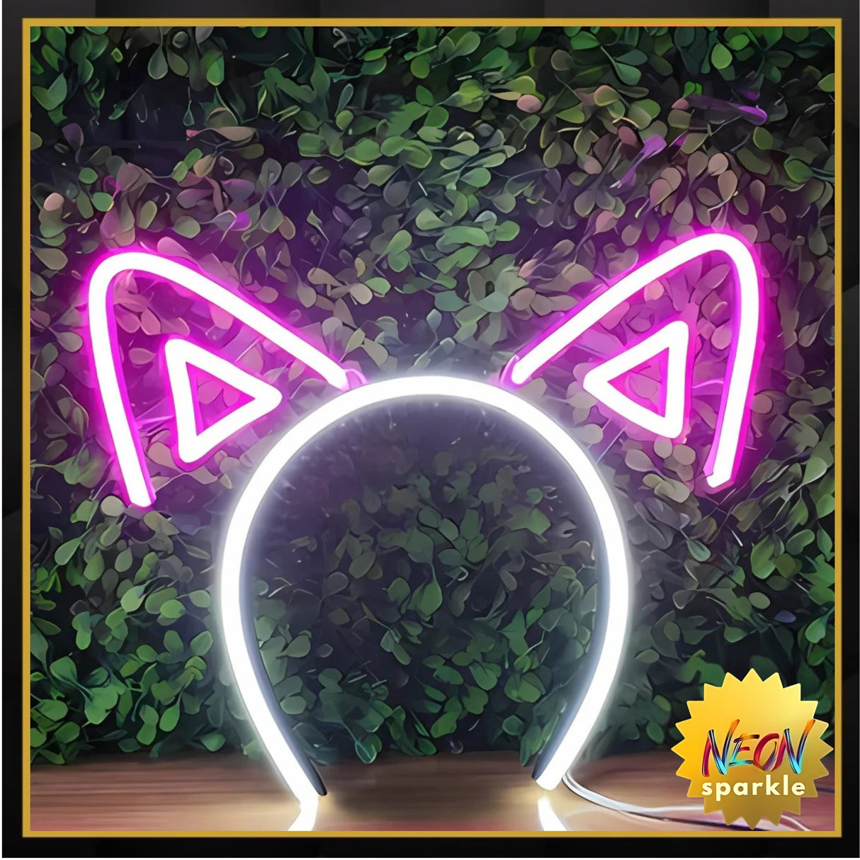 Devil LED Headband Neon Sign - Fun Red Light for Parties & Decor