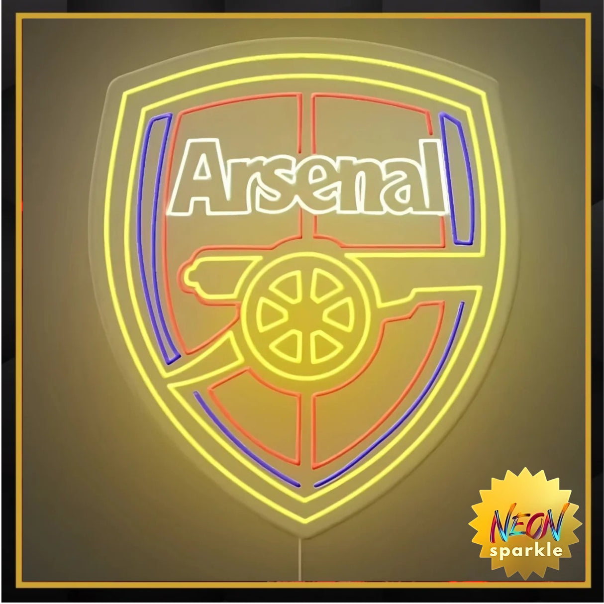 Arsenal Neon Sign - Bold LED Wall Decor by Neon Sparkle