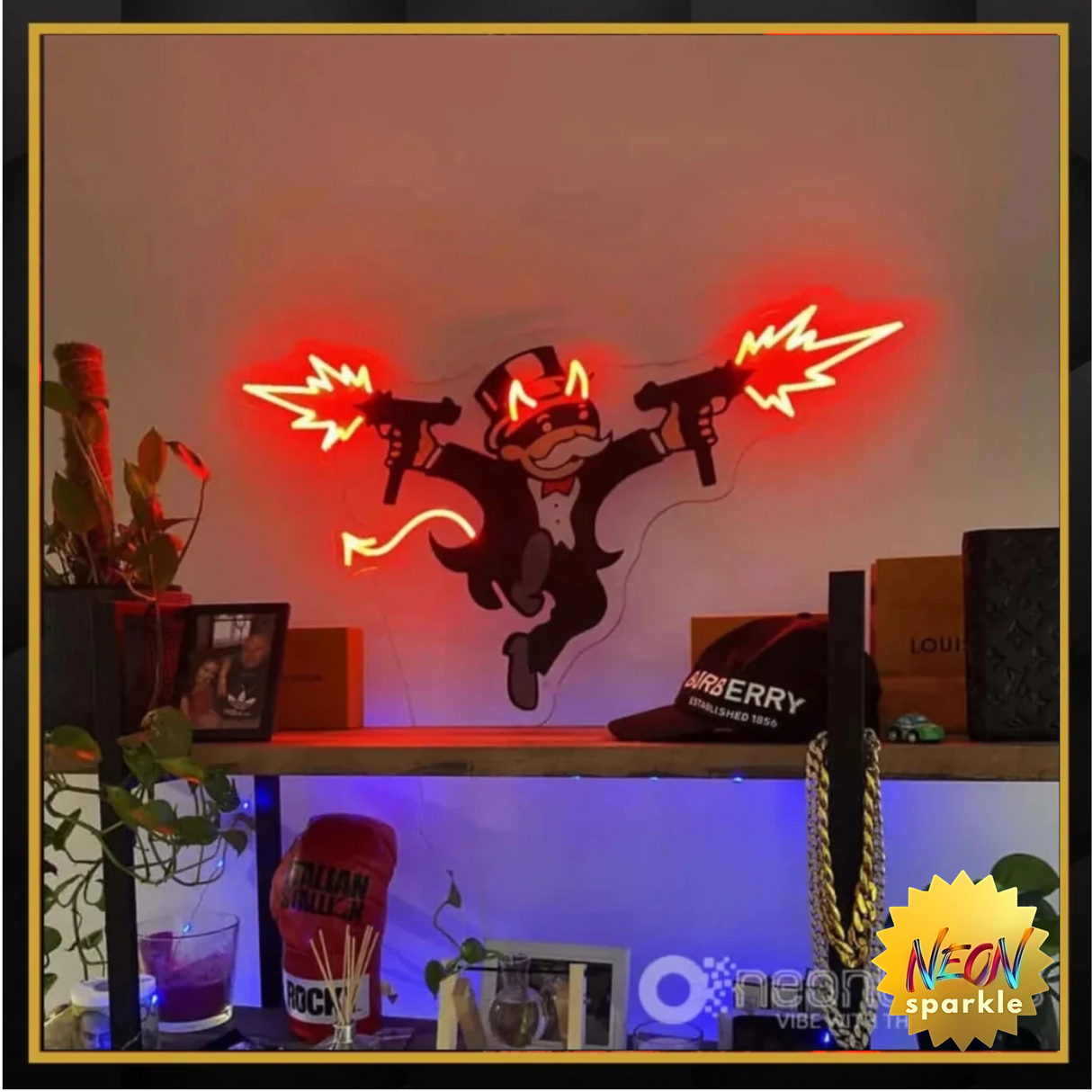 Violent Monopoly UV Printed Neon