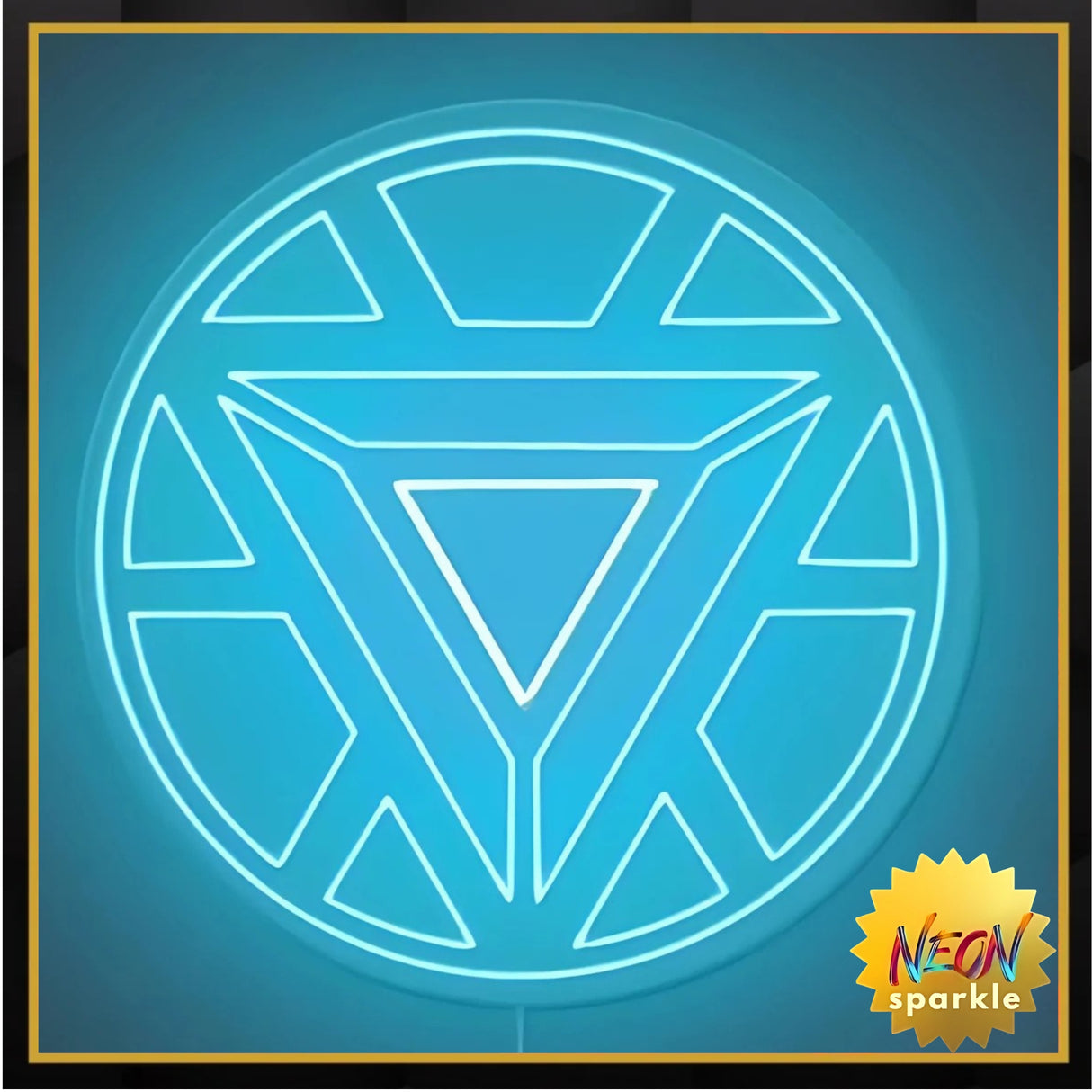 Arc Reactor Neon Sign - LED Wall Light for Marvel Fans by Neon Sparkle