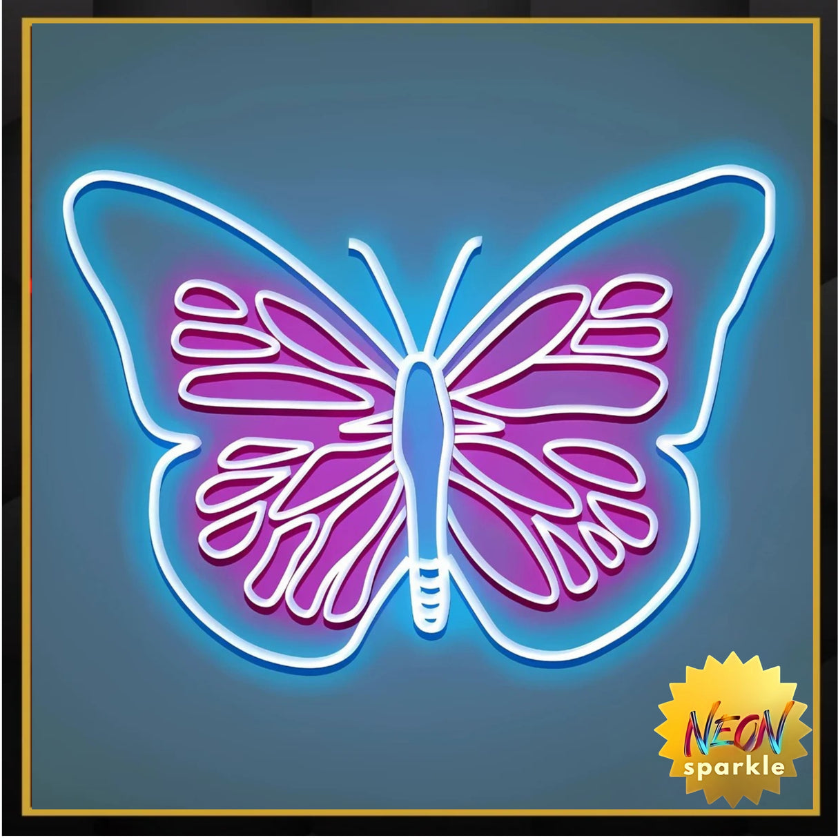 Butterfly Neon Sign - LED Wall Light Aesthetic Decor by Neon Sparkle