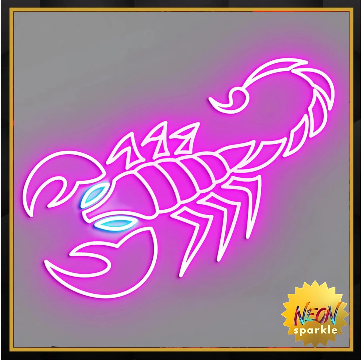 Scorpio Neon Sign - Zodiac LED Wall Light by Neon Sparkle