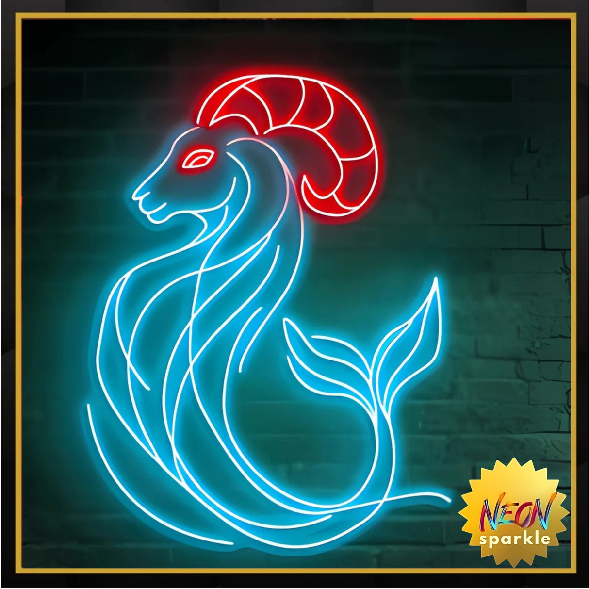 Aries Neon Sign - Bold Zodiac LED Wall Light by Neon Sparkle