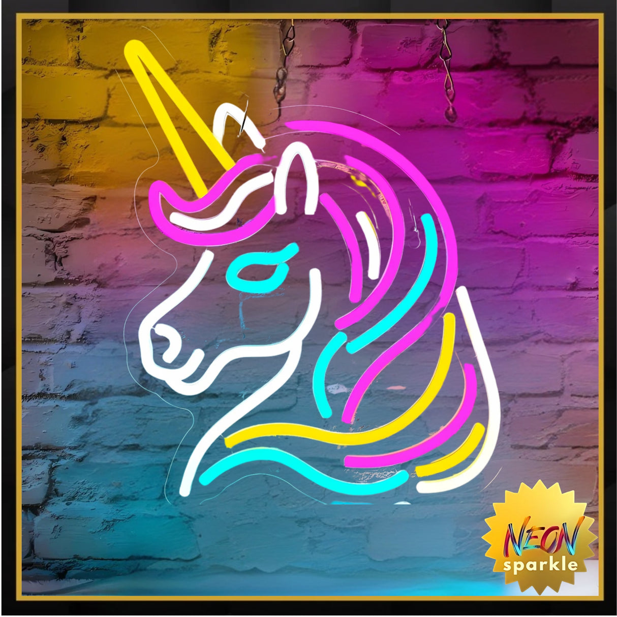 Unicorn Neon Light Sign - Magical LED Wall Decor by Neon Sparkle