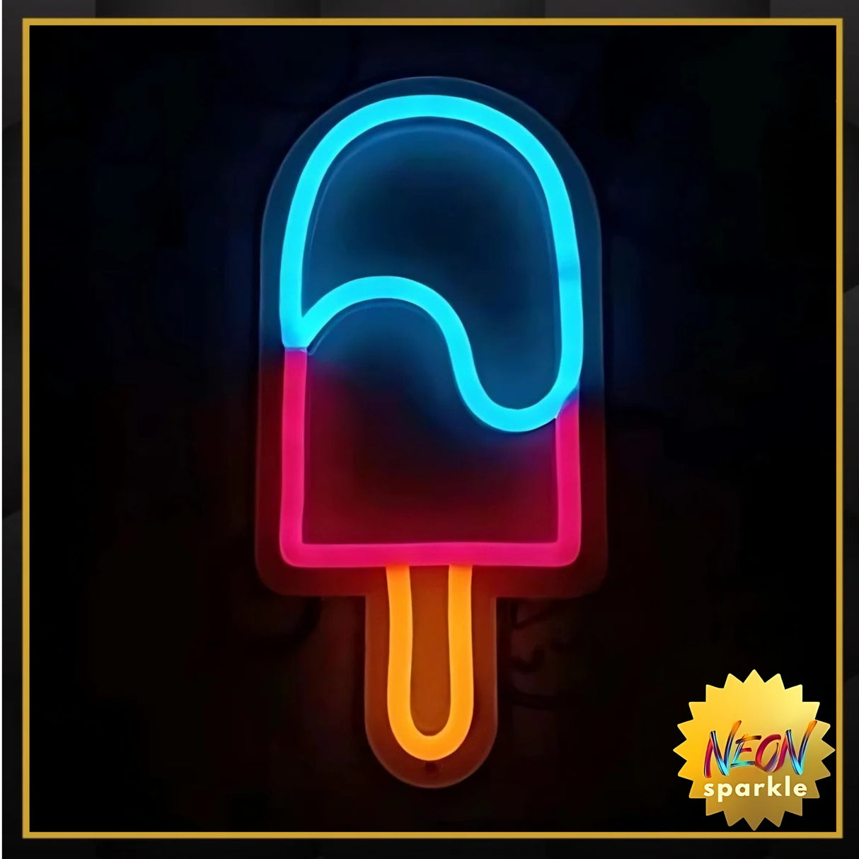 Ice Pop Neon Sign – Bright LED Wall Light by Neon Sparkle
