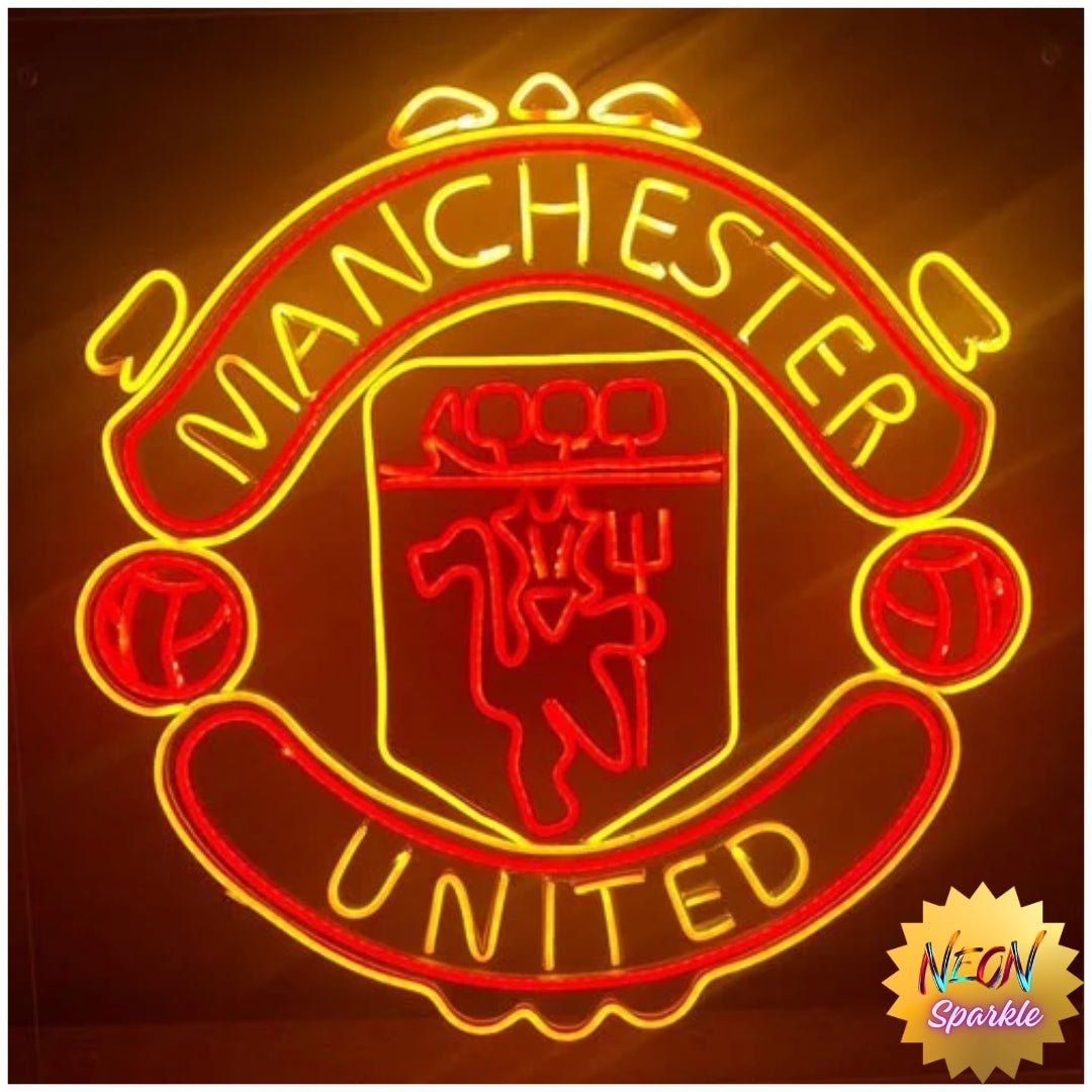 Manchester Neon Sign - Bold LED City Decor by Neon Sparkle